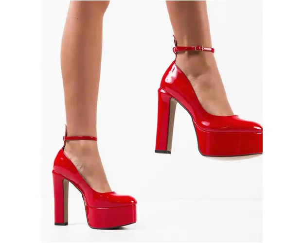 Pantofi dama Vincent Rosii