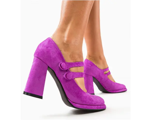 Pantofi dama Vintage Mov