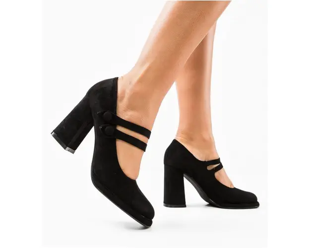 Pantofi dama Vintage Negri 2