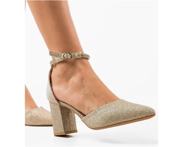 Pantofi dama Virginia Aurii