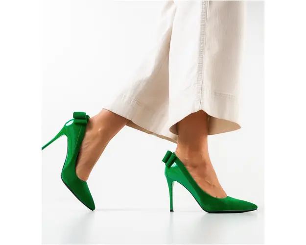 Pantofi dama Wood Verzi