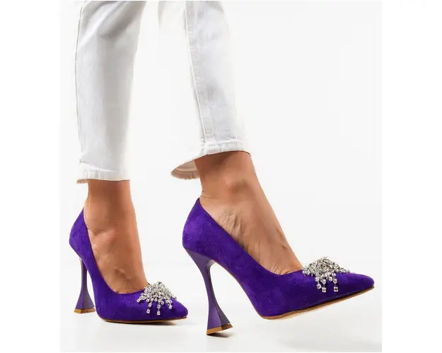 Pantofi dama Yerer Mov