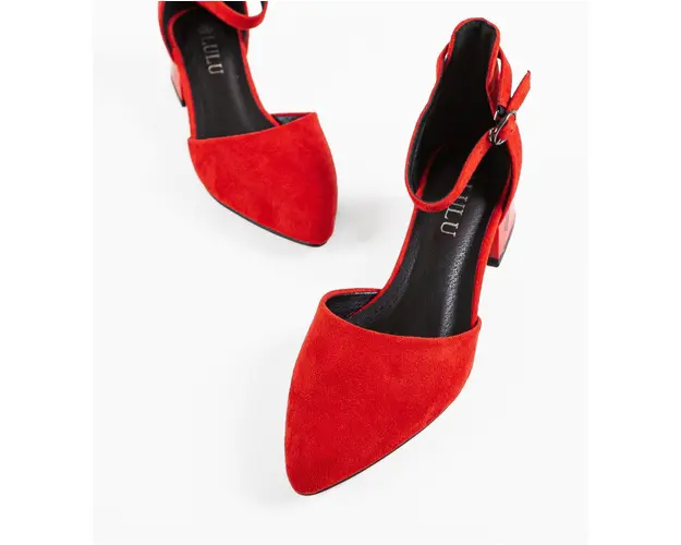 Pantofi dama Zahra Rosii