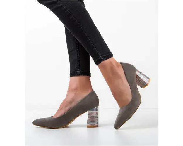 Pantofi Ferne Gri