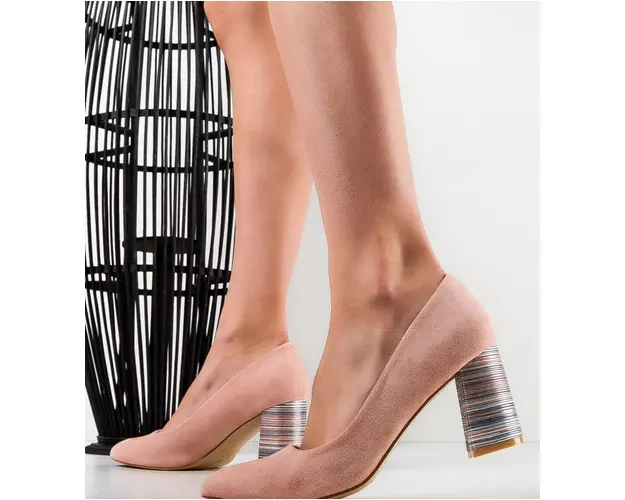 Pantofi Ferne Roz