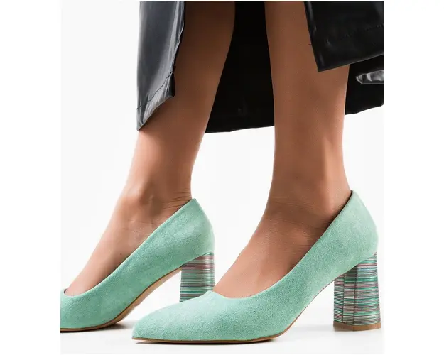 Pantofi Ferne Turcoaz