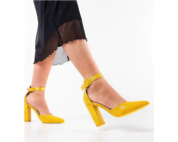 Pantofi Melina Galbeni