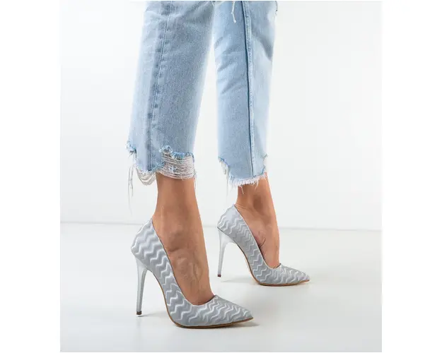 Pantofi Stormwind Argintii