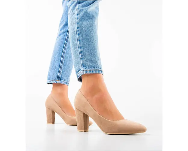 Pantofi Yaba Bej
