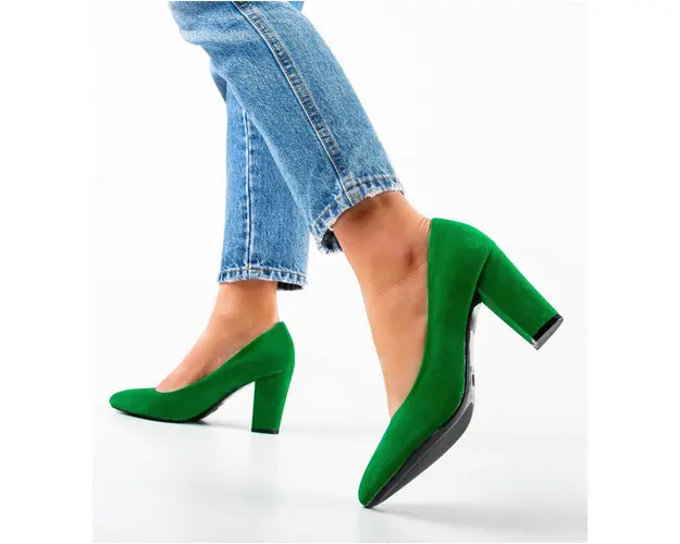 Pantofi Yaba Verzi