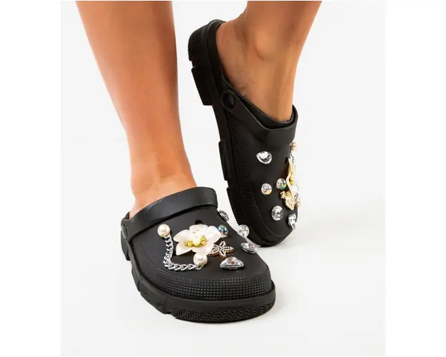 Papuci Crocshi Negri