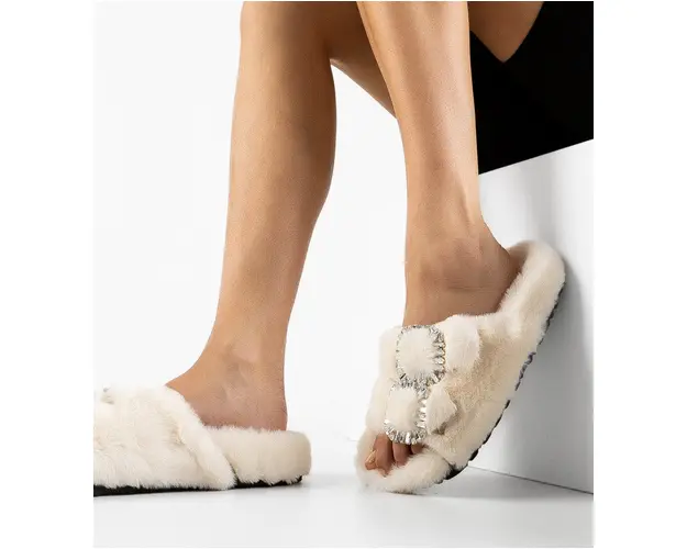 Papuci dama Akasa Albi