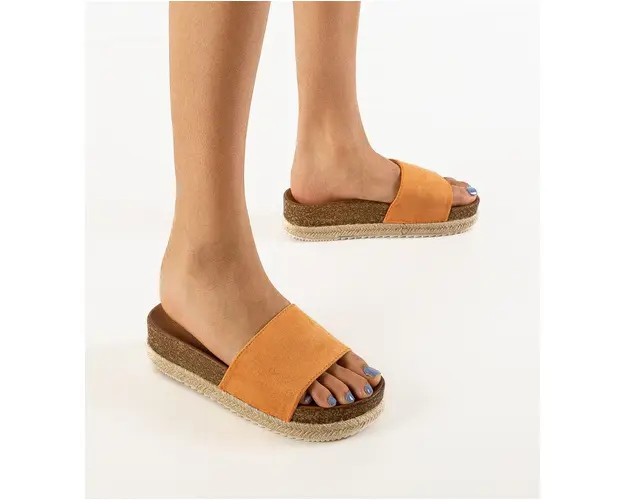 Papuci dama Andy Portocalii