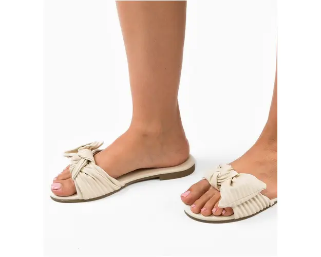 Papuci dama Barclay Bej