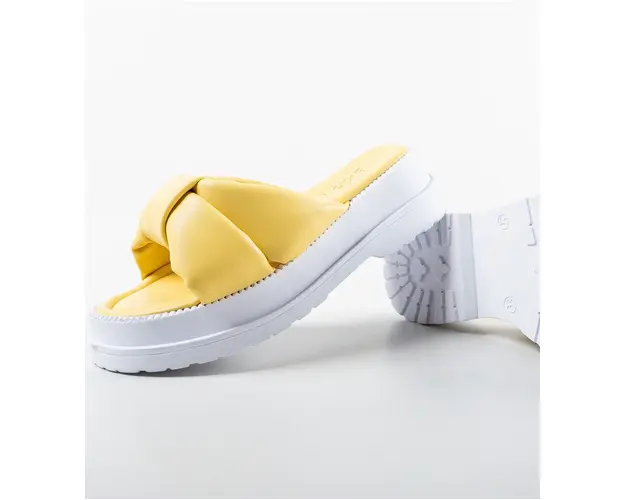 Papuci dama Bonafa Galbeni