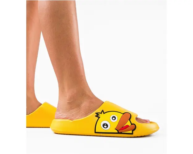 Papuci dama Duks Galbeni