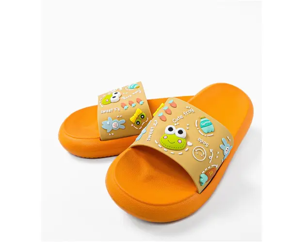 Papuci dama Frog Portocalii