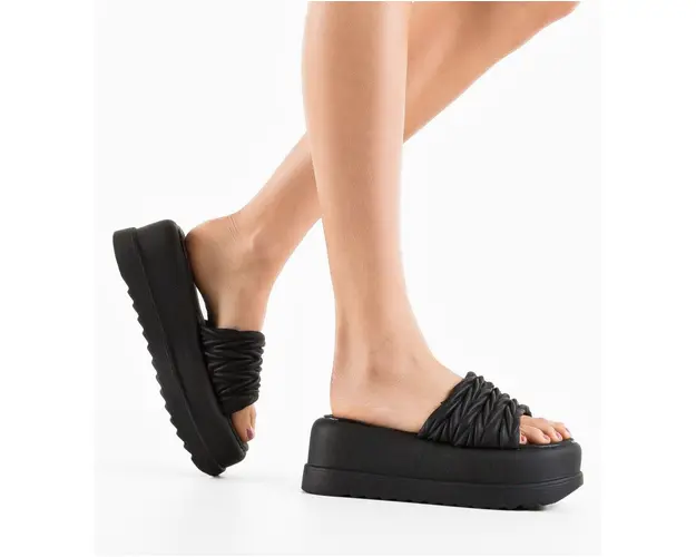 Papuci dama Lenomo Negri