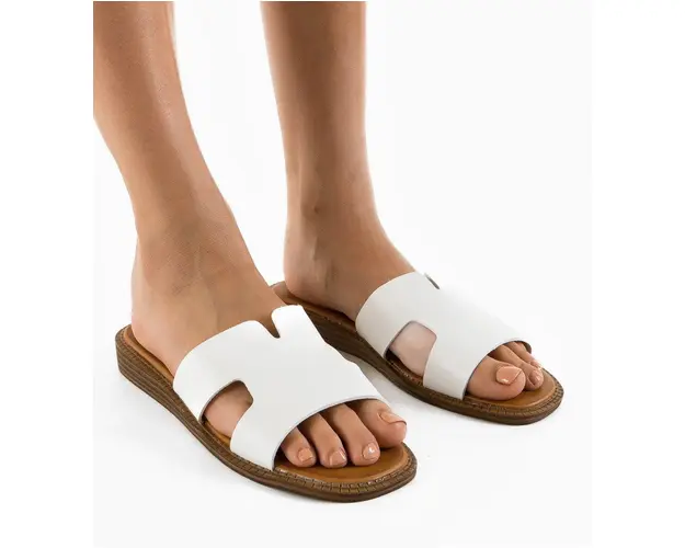 Papuci dama Mermesy Albi