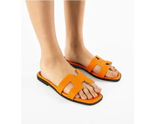 Papuci dama Mermosa Portocalii 2