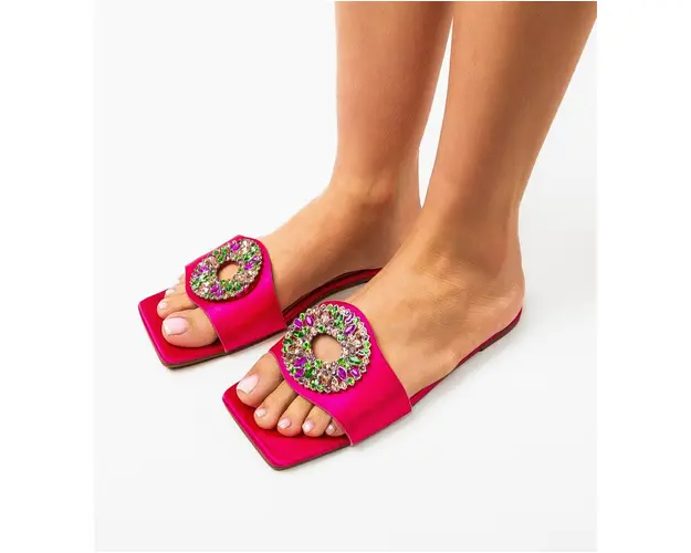 Papuci dama Mick Fuchsia
