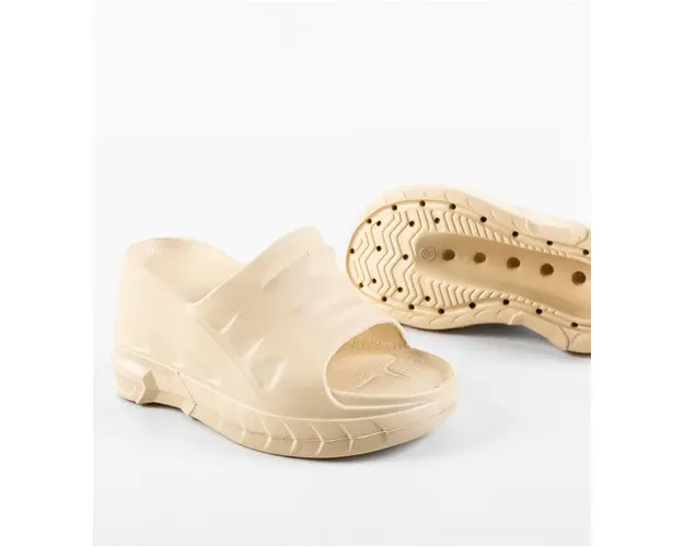 Papuci dama Milan Bej