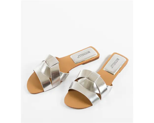 Papuci dama Olova Argintii