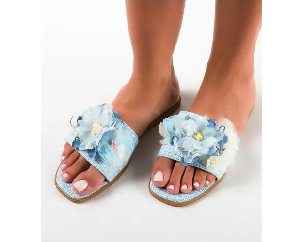 Papuci dama Orna Albastrii