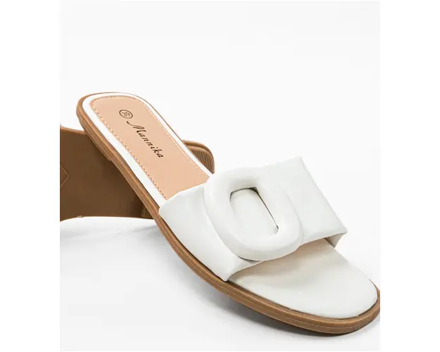 Papuci dama Palesa Albi