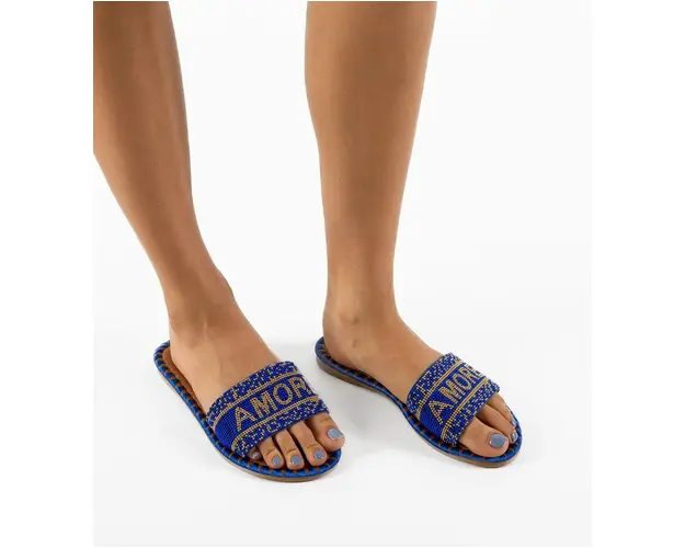 Papuci dama Ramses Albastri