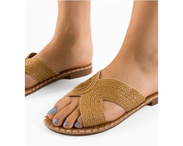 Papuci dama Tindra Camel
