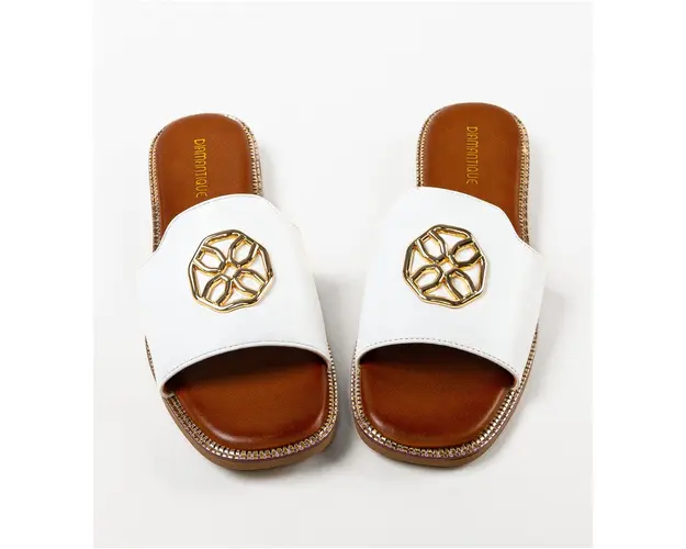 Papuci dama Vratis Albi