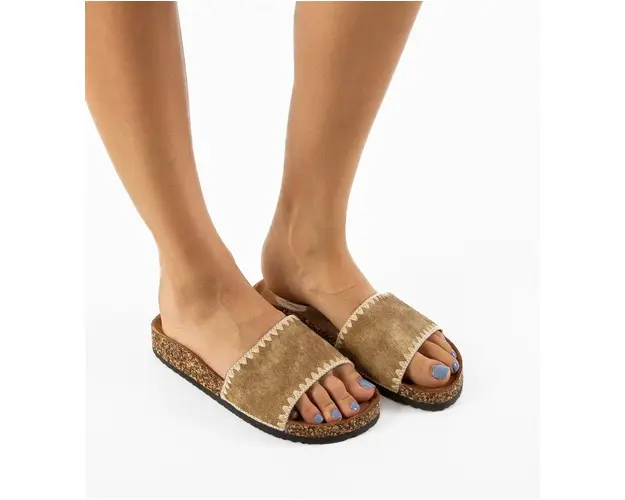 Papuci dama Zamir Camel