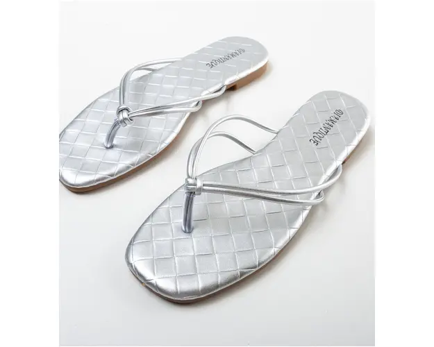 Papuci Sauqo Argintii