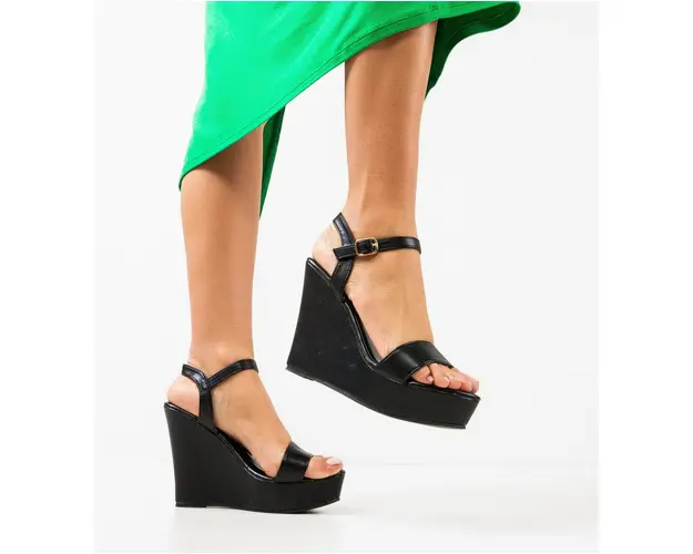 Platforme dama Chelsey Negre