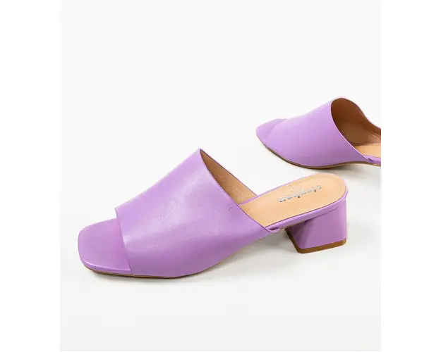 Saboti cu toc Bayane Mov