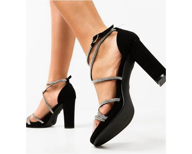 Sandale cu toc Austin Negre