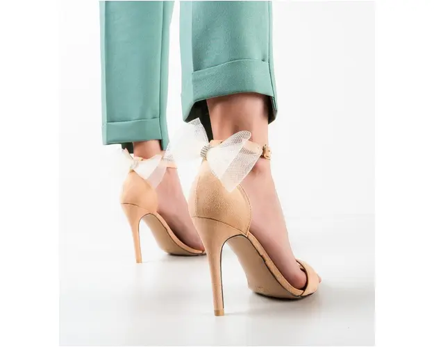 Sandale cu toc Darz Bej