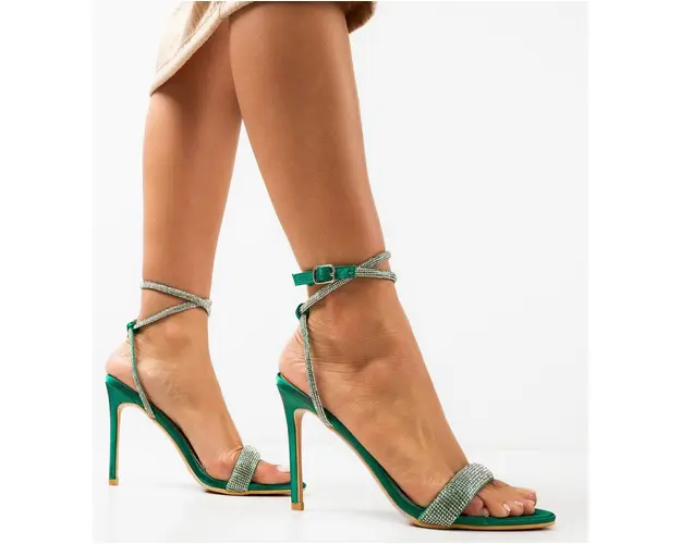 Sandale cu toc Elouan Verzi