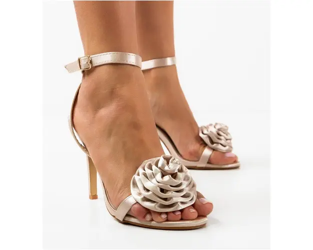 Sandale cu toc Horne Bej