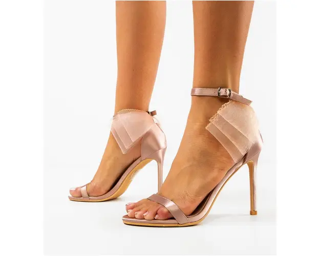 Sandale cu toc Narmer Roz