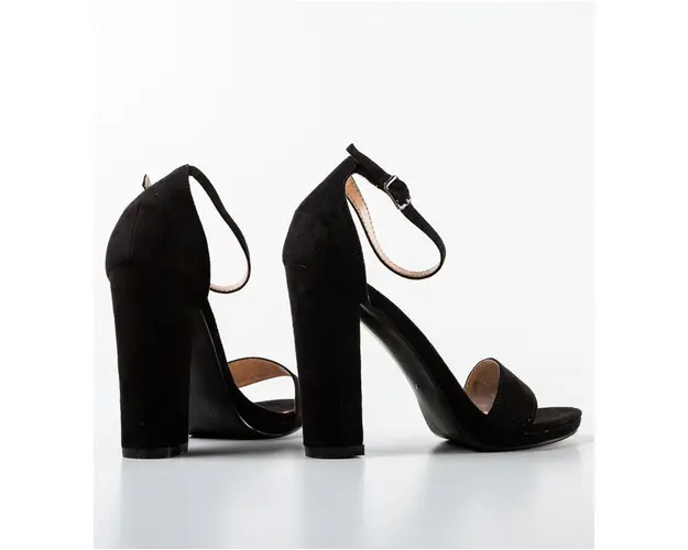 Sandale cu toc Oson Negre