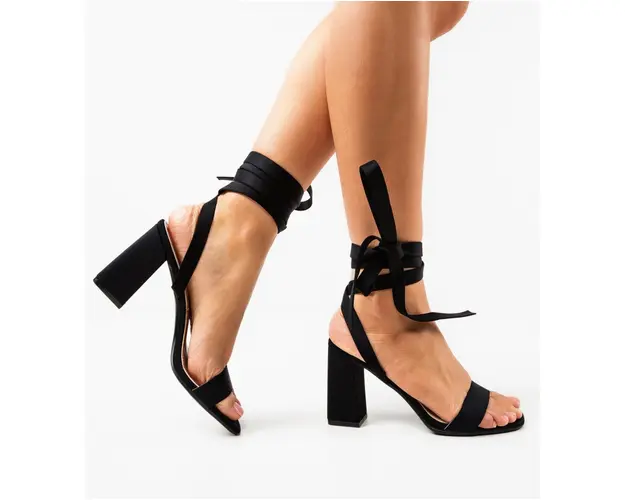 Sandale cu toc Photine Negre