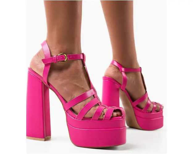 Sandale cu toc Rio Roz