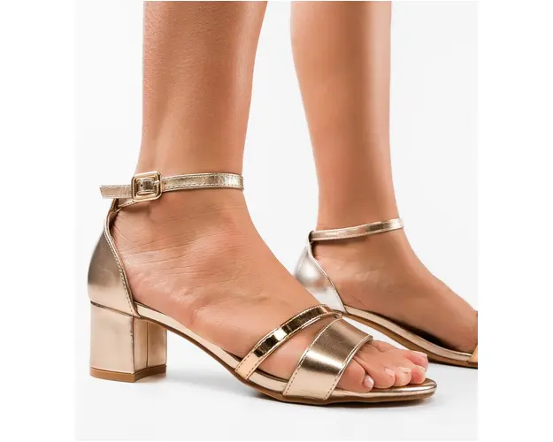 Sandale cu toc Urszula Aurii