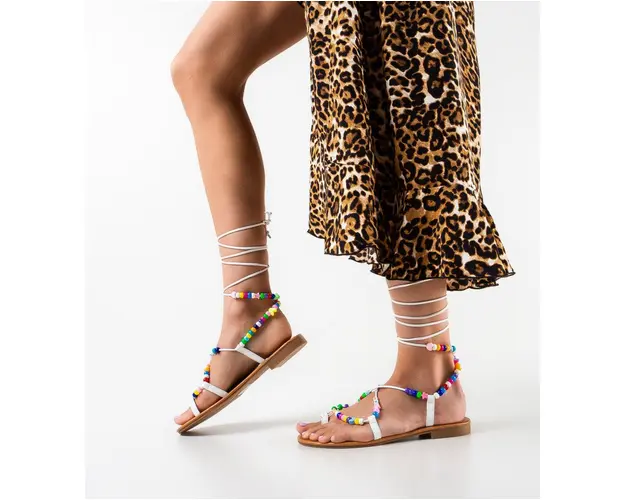 Sandale dama Amanah Albe