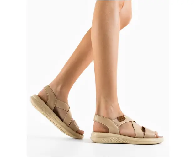 Sandale dama Armida Bej