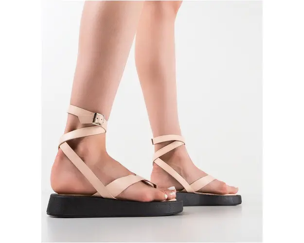 Sandale dama Boja Bej