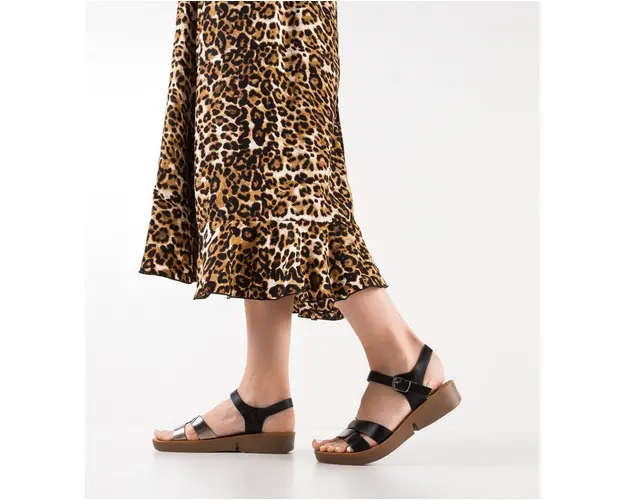 Sandale dama Burt Negre