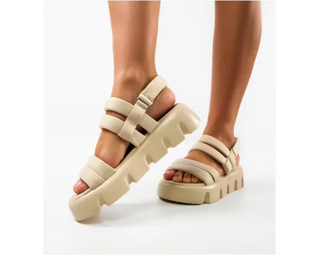 Sandale dama Cairo Bej